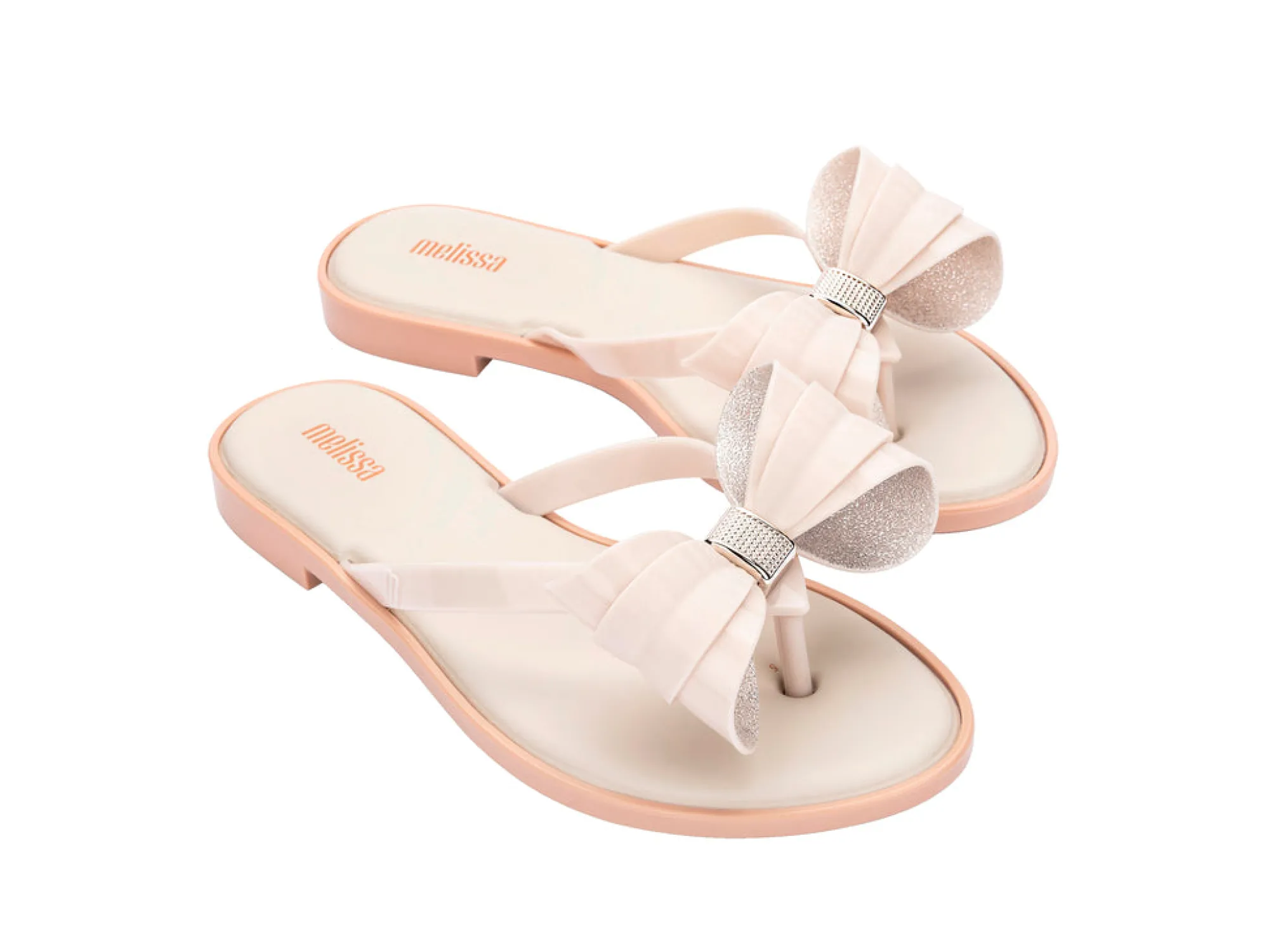 Outlet Melissa Slim Flip Flop Light Beige