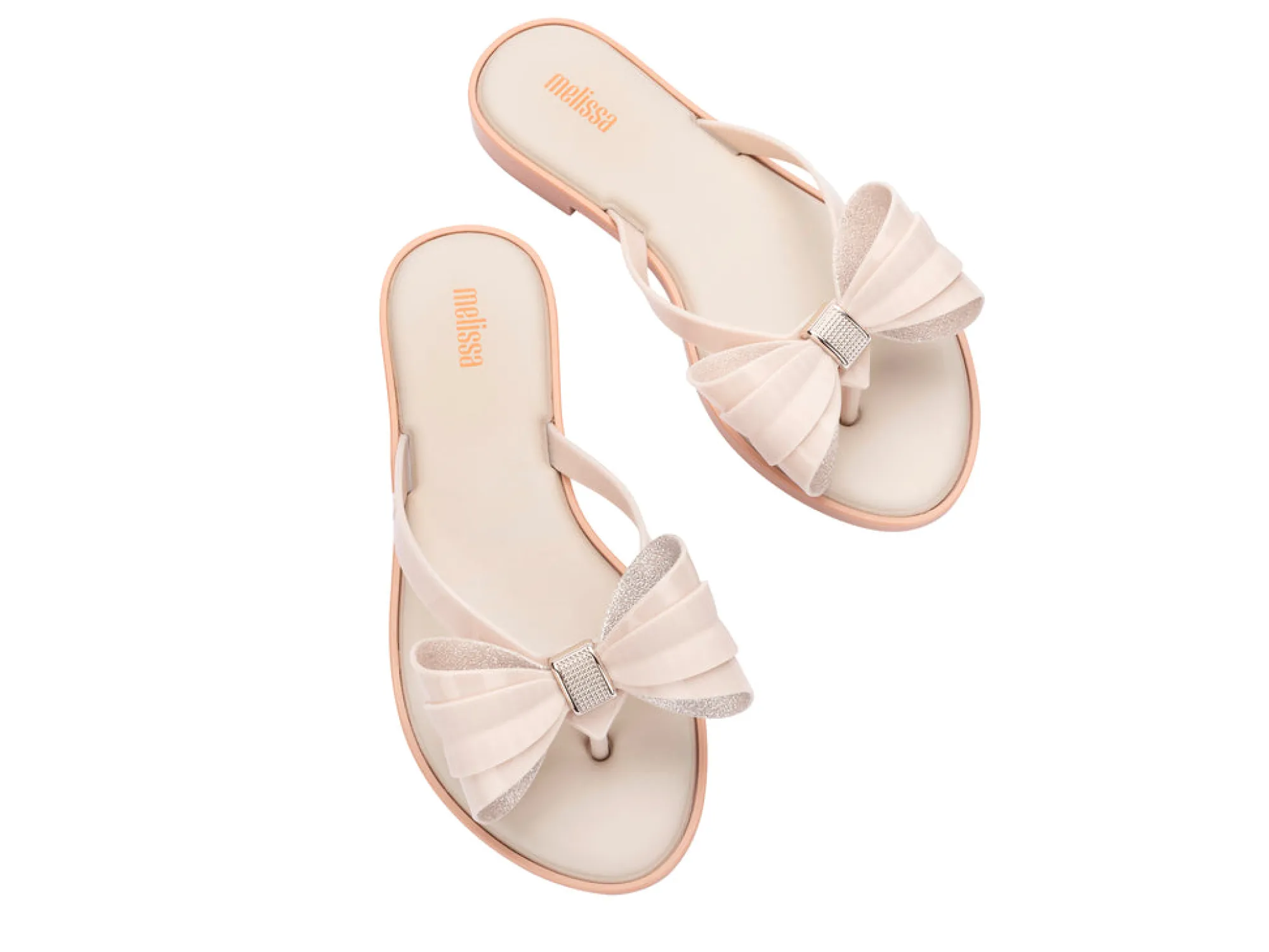 Outlet Melissa Slim Flip Flop Light Beige