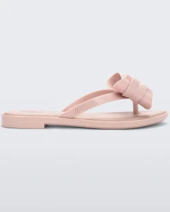 Melissa Slim Flip Flop Glitter Pink