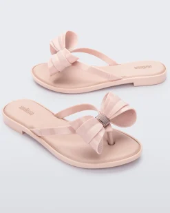 Melissa Slim Flip Flop Glitter Pink
