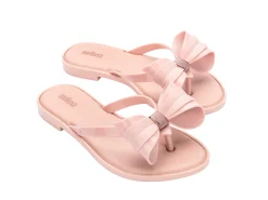 Melissa Slim Flip Flop Glitter Pink