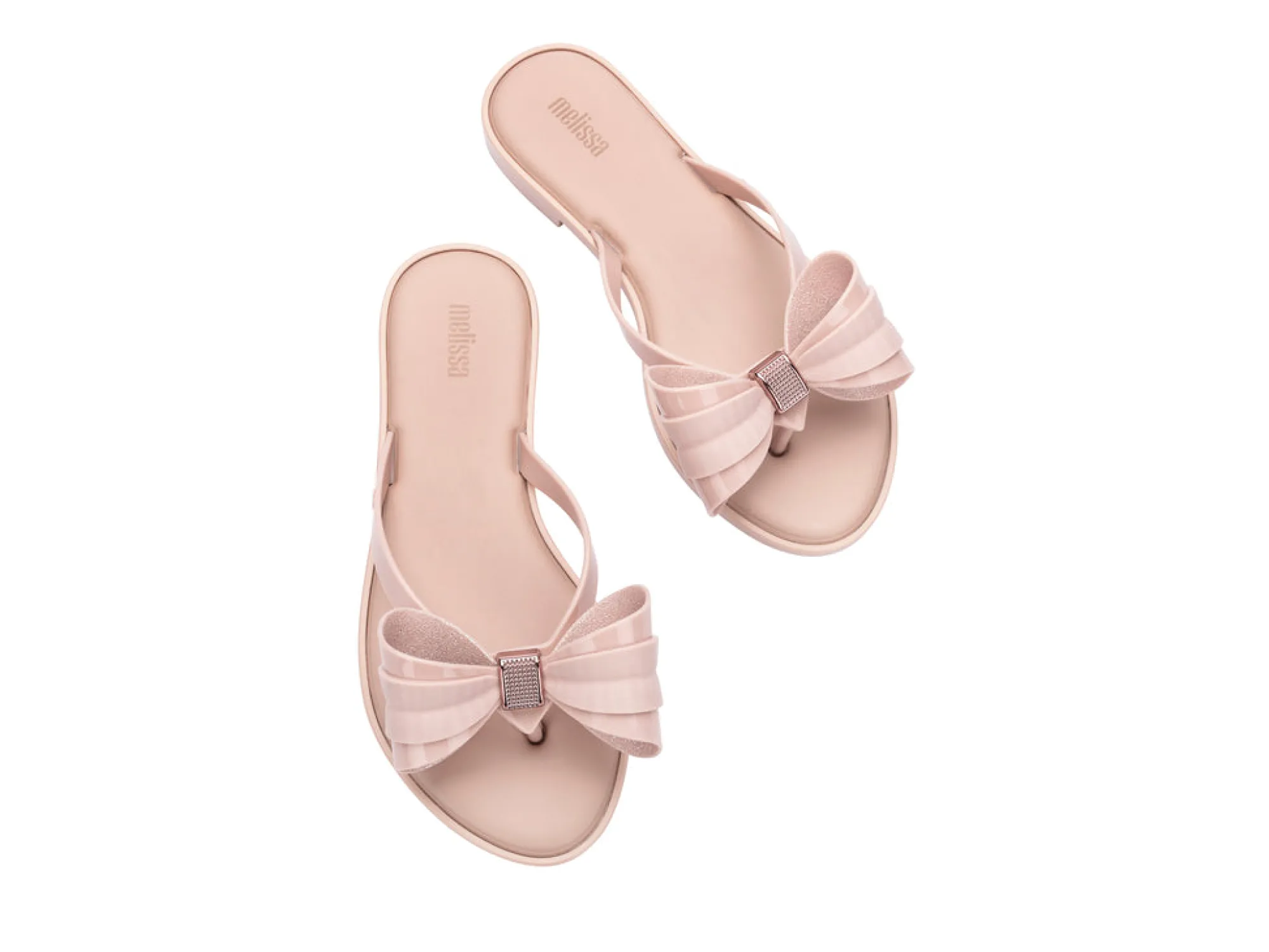 Melissa Slim Flip Flop Glitter Pink