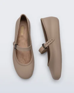 Clearance Melissa Soft Ballerina Dark Beige