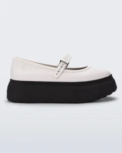 New Melissa Soft Ballerina Platform Black/White