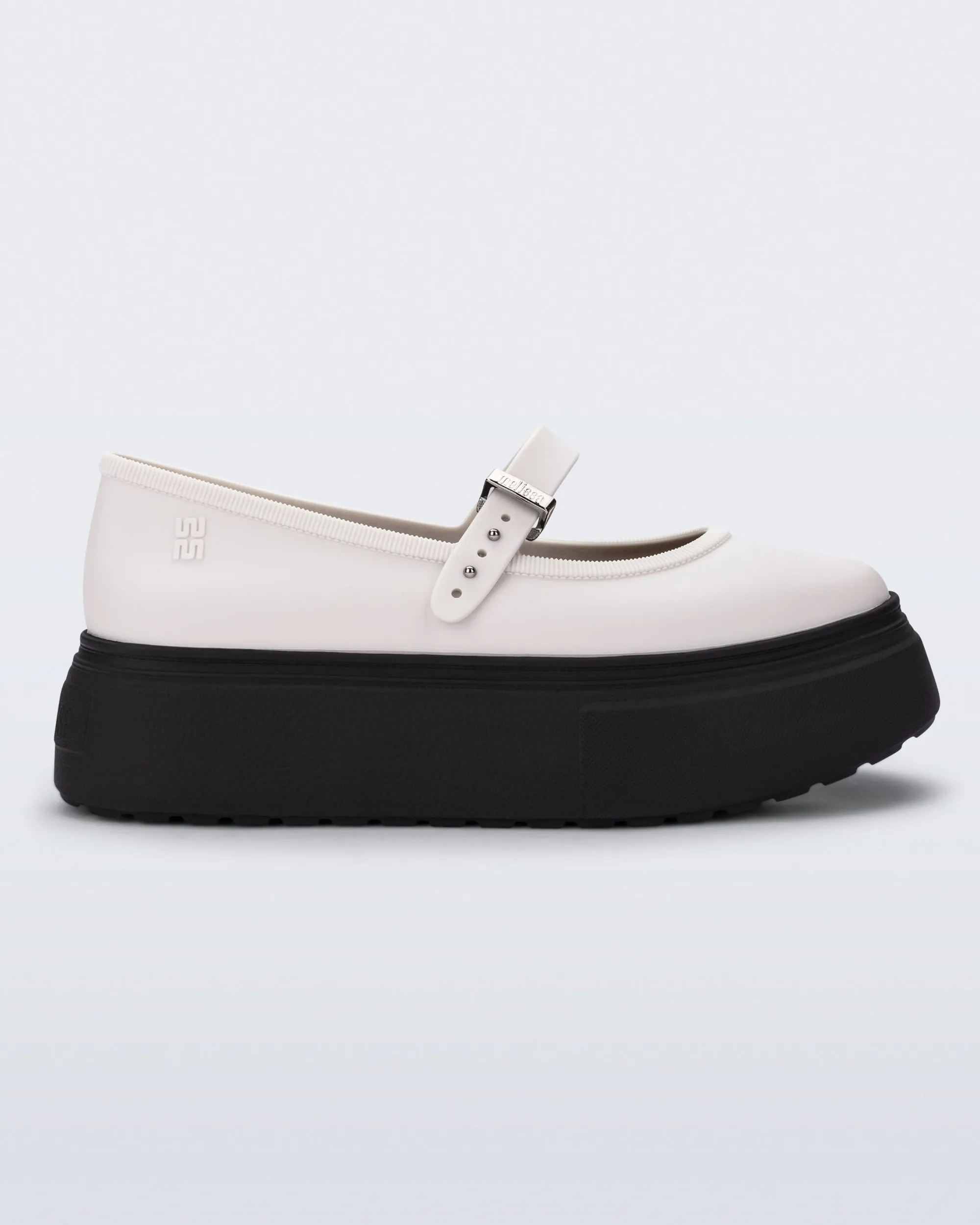 New Melissa Soft Ballerina Platform Black/White