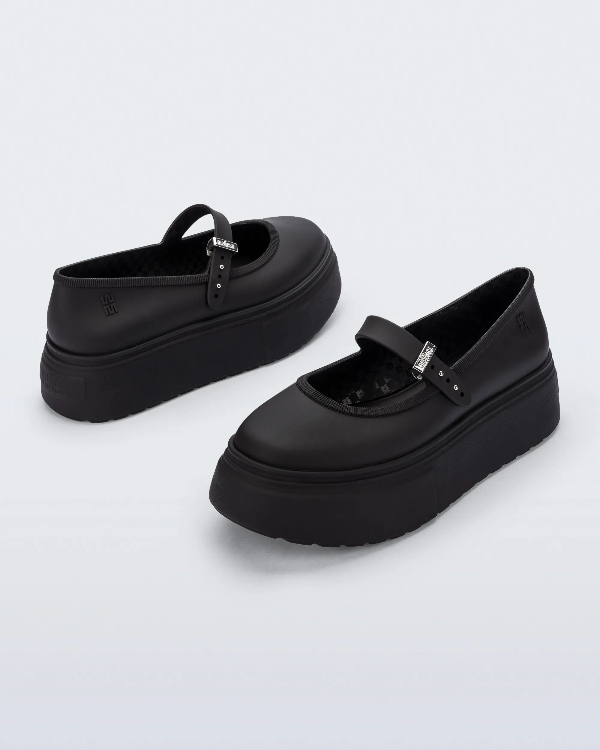 New Melissa Soft Ballerina Platform Black