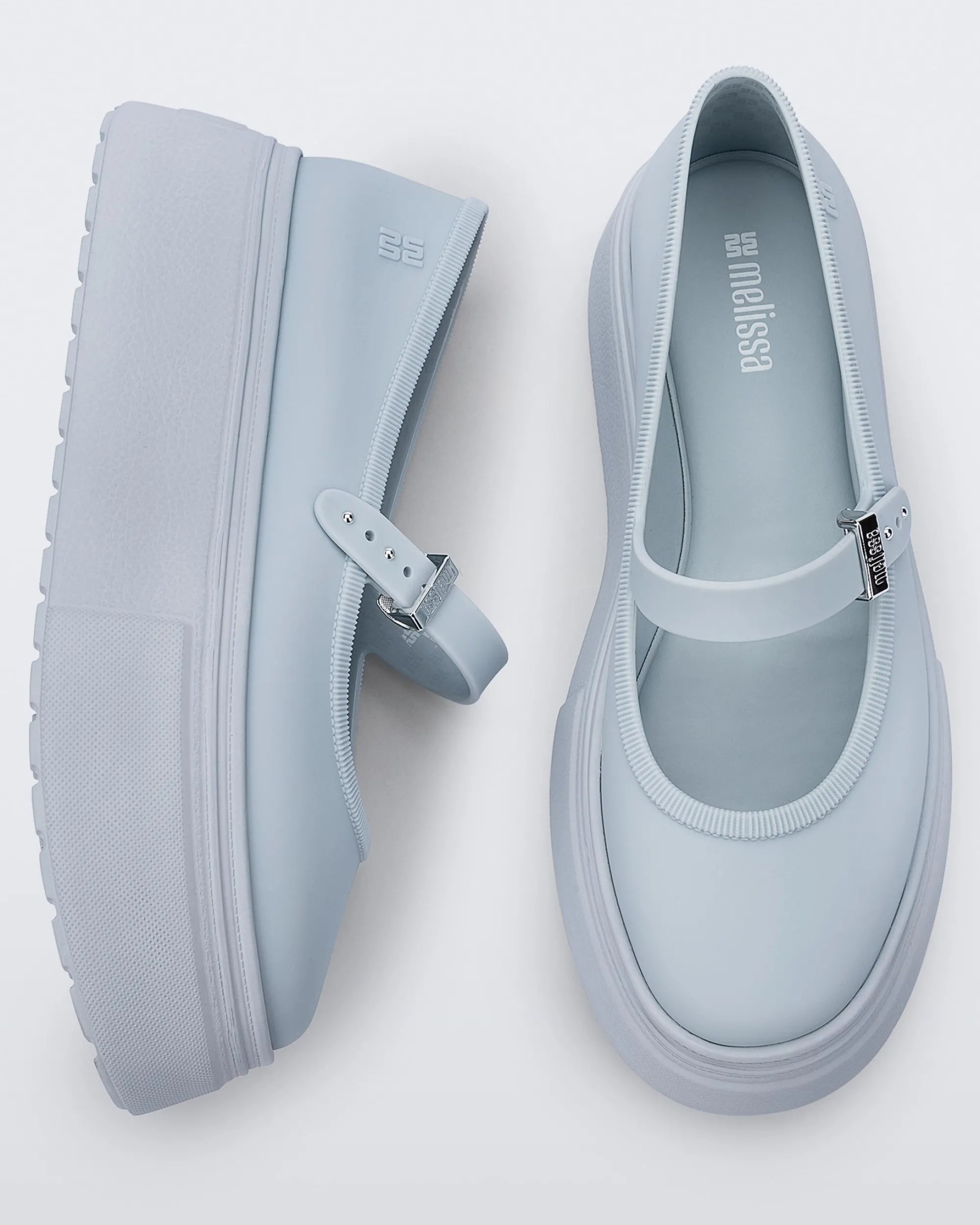 Discount Melissa Soft Ballerina Platform Light Blue