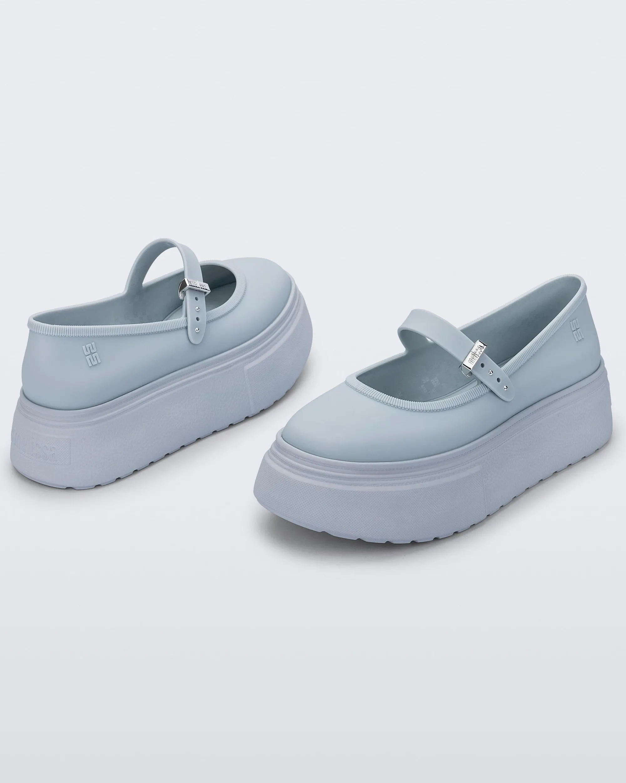 Discount Melissa Soft Ballerina Platform Light Blue