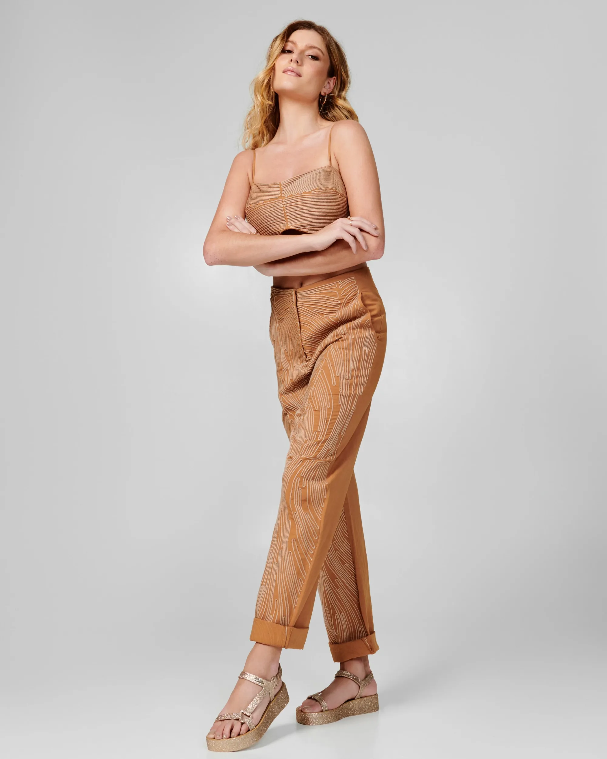 Hot Melissa Sun Downtown Platform Beige Glitter