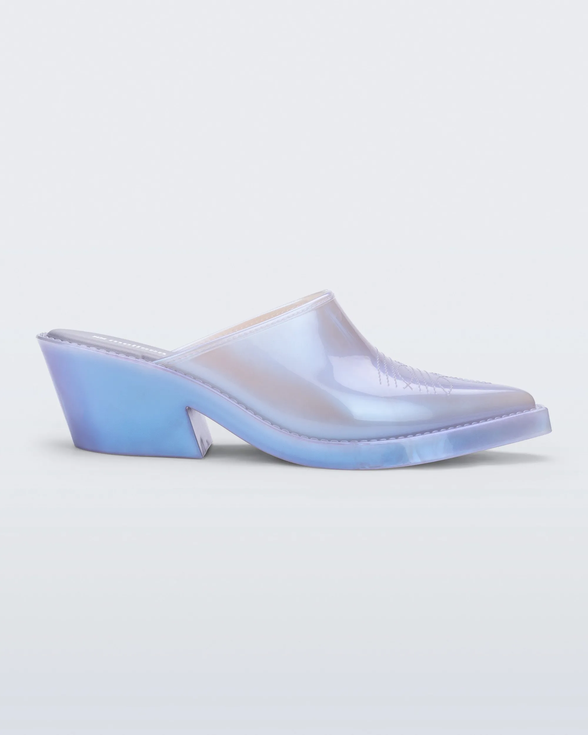 Melissa Texas Mule Pearly Blue