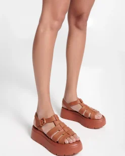 Online Melissa Up Platform Brown