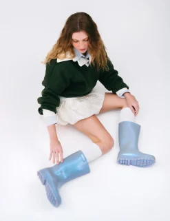 Hot Melissa Welly Pearly Blue